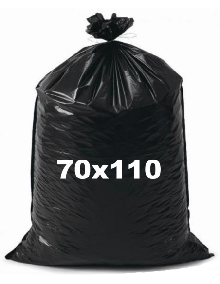 The Best 1kg Sacchi Resistenti 75x110cm 115l Neri - Raccolta Differenziata